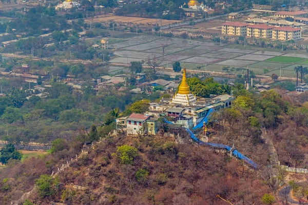 Panorama van de stad Mandalay — Stockfoto