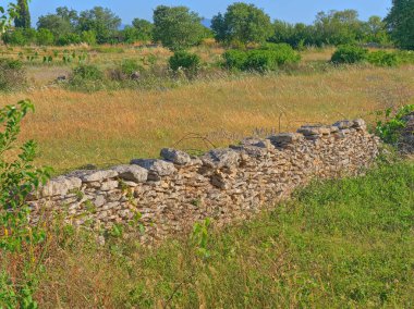 Hırvatistan 'ın Dalmaçya kentinde alçıpan inşaatı