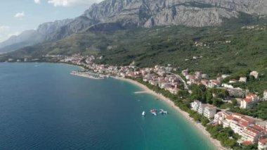 Tucepi hava manzaralı panorama