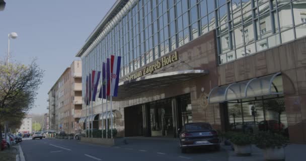 Hotel Sheraton Zagrzeb — Wideo stockowe