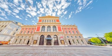 Viyana Avusturya 'daki Palace Musik Verein neoklasik binası