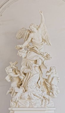 Viyana Aşağı Belvedere yapı taşı heykeli Avusturya