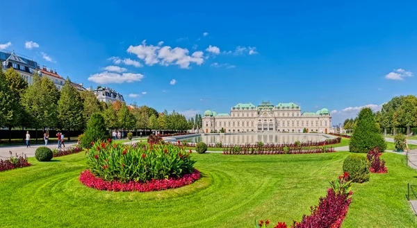 奥地利维也纳的Belvedere大楼建筑群 — 图库照片