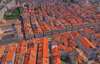 Dubrovnik 'teki Stradun Caddesi