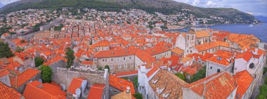 Dubrovnik 'in alışılmadık geniş hava manzarası