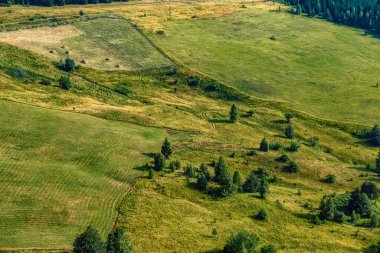 Karadağ dağları havadan çayıra döndü