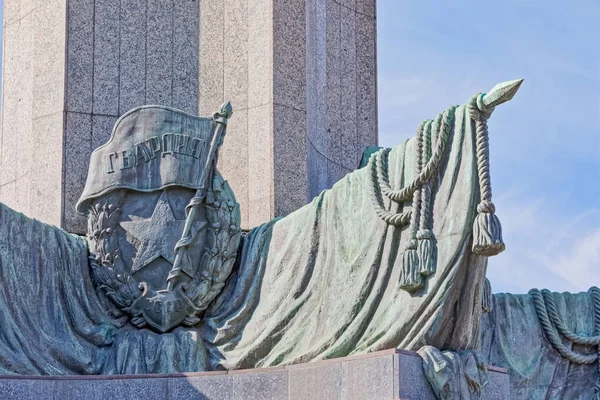 Memorial da Guerra Soviética em Schwarzenbergplatz Viena Áustria — Fotografia de Stock