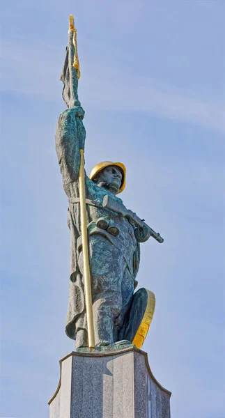 Soviet War Memorial in Schwarzenbergplatz Vienna Austria — Stock Photo, Image