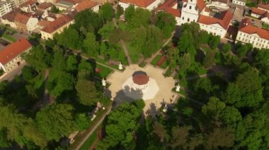 Şehir merkezi Bjelovar, Hırvatistan