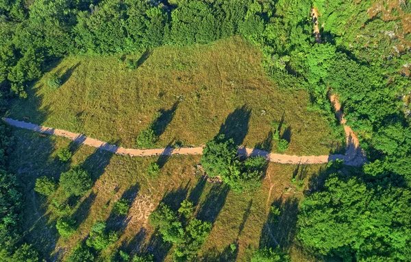 Вид згори на річку Крка. — стокове фото