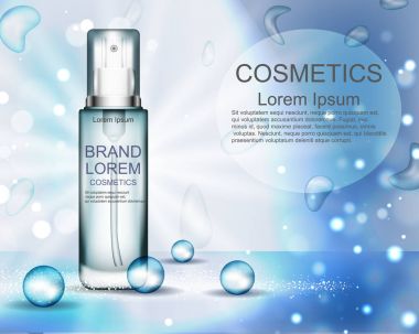 Krem. Gerçekçi. Kozmetik. Arka plan. Tasarımlarınız için.