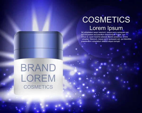 Krem. Gerçekçi. Kozmetik. Arka plan. Tasarımlarınız için.