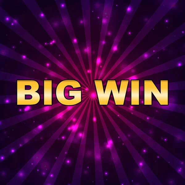 Büyük bir zafer. Online casino. Kumar. Altın metin. Tasarımlarınız için.