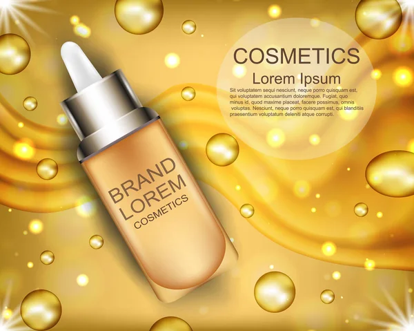 Krem. Gerçekçi. Kozmetik. Arka plan. Tasarımlarınız için.