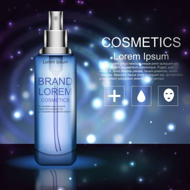 Krem. Gerçekçi. Kozmetik. Arka plan. Tasarımlarınız için.