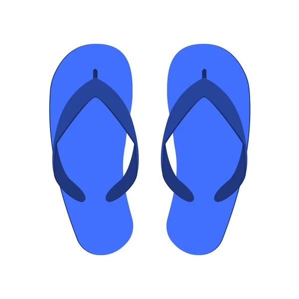 Slates. Summer shoes. Flip flops. Season. For your design. — Stock Vector