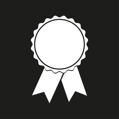 Simge. Şerit. Madalya. Tatmin edici. Tasarımlarınız için.