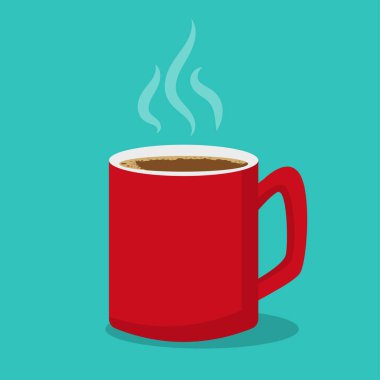 Bir fincan kahve. Sıcak bir içecek. Canlandırıcı. Lezzetli. Tasarımlarınız için.