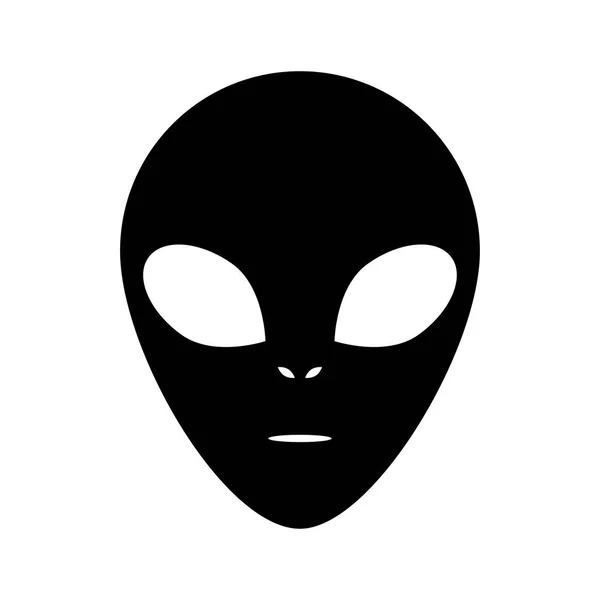 Le nouveau venu. Les civilisations extraterrestres. Alien. Icône. Soucoupe volante. Pour votre design . — Image vectorielle