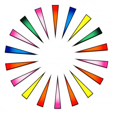 Arka plan. Işınları. Sprey. Beyaz arka plan üzerinde izole.