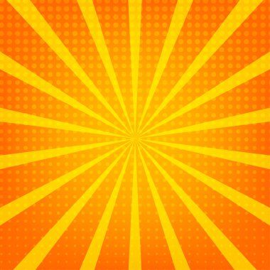 Yaz parlak arka plan soyut. Sarı. Işınları. Retro. Tasarımlarınız için. 