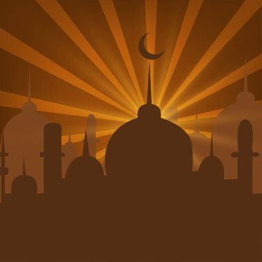 Ramazan Kareem güzel bir kartpostal olduğunu. Arka plan. Uraza. Gece gökyüzü. Kutlama.