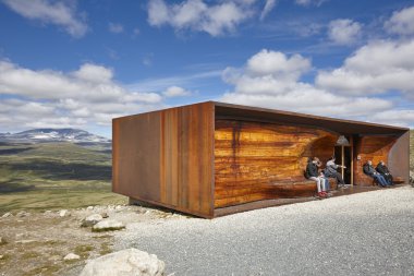 Norveç. Snohetta bakış açısı. Dovrefjell-Sunndalsfjella Ulusal P