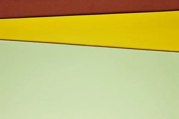 Carboards kolorowe tła w zielony żółty odcień brązowy. Skopiuj sp — Zdjęcie stockowe