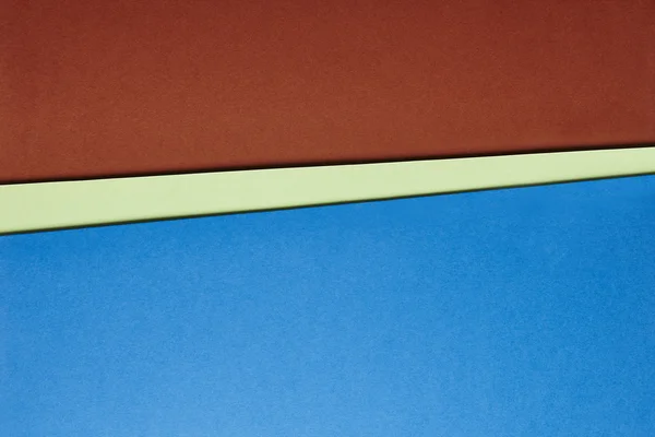彩色的硬纸板背景在棕色绿色的蓝色色调。水疗中心副本 — 图库照片