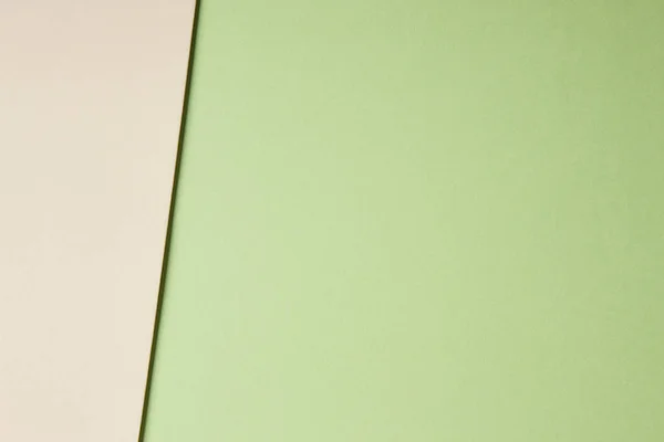 Kartony kolorowe tła w beżowy odcień zielony. Miejsce. — Zdjęcie stockowe