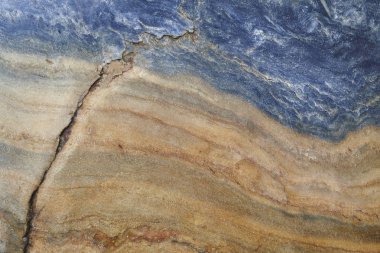 Mineral arka plan. Kuvarsit taş makro ayrıntı katlanmış. Jeoloji