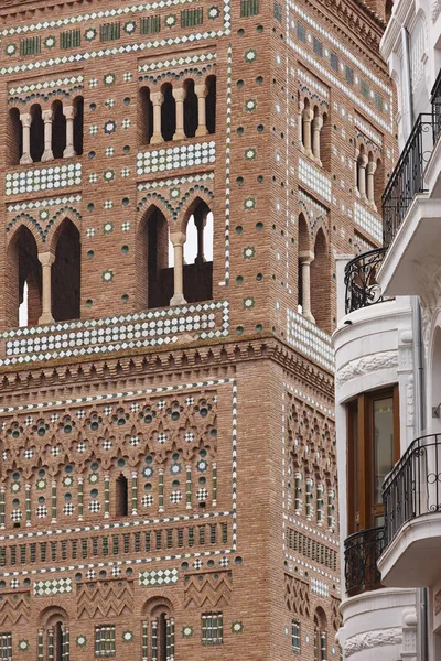 El Salvador. Mudejarstil konst tornet i Teruel. Spanien arv. — Stockfoto