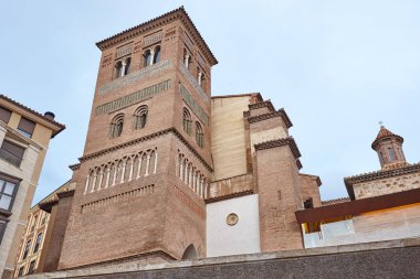Mudejar sanat. San Pedro kulesi. Teruel. İspanya miras. Architectu