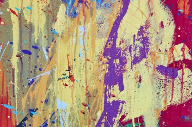 Çok renkli canlı ve dokulu guaş arka plan. 