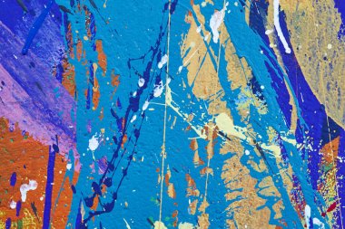 Çok renkli canlı ve dokulu guaş arka plan. 