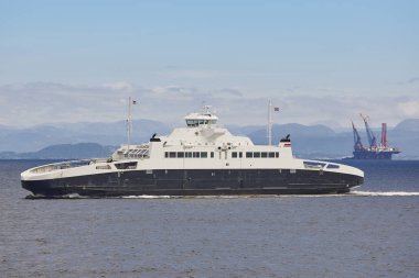 Petrol ve gaz deniz platformu ve cruise. Enerji endüstrisi. Petrol 