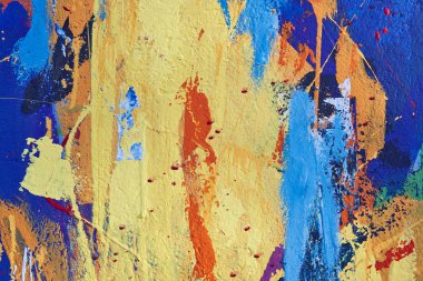 Çok renkli canlı ve dokulu guaş arka plan. 