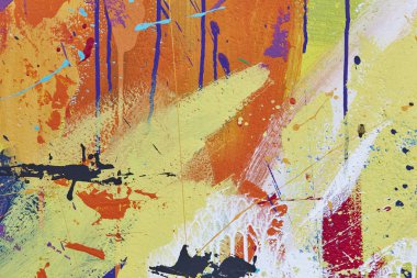 Çok renkli canlı ve dokulu guaş arka plan. 