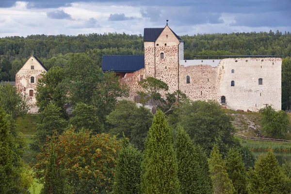 Finland erfgoed in Aland-eilanden. Kastelholm Slott herbouwd cast — Stockfoto
