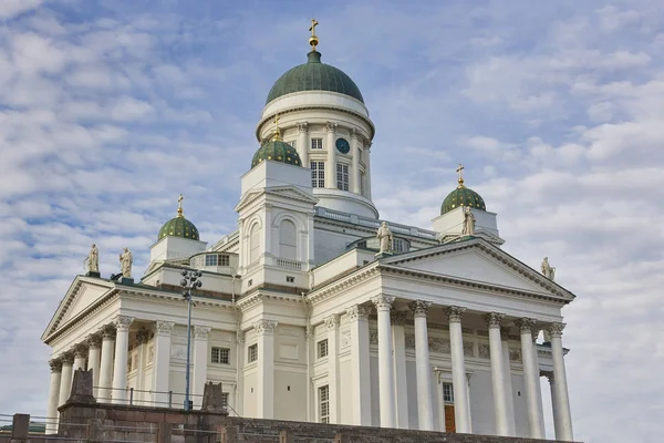 Lutheran katedrála Helsinky. Tuomiokirkko. Centrum města. Finsko — Stock fotografie