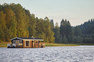 Sauna ve spa Jyvaskyla alan gezisi. Finlandiya geleneksel lifest