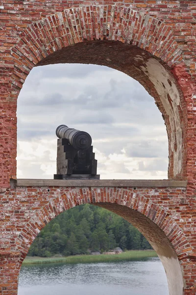 Miejsce ufortyfikowane historyczne Bomarsund, Wyspy Alandzkie. Finlandia h — Zdjęcie stockowe