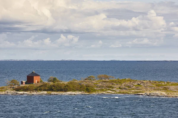 Aland Adaları kıyı şeridi ve Baltık Denizi üzerinde. Finlandiya — Stok fotoğraf