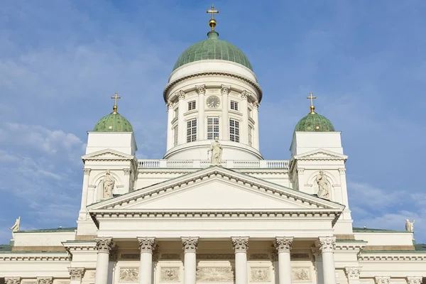 Lutheran katedrála Helsinky. Tuomiokirkko. Centrum města. Finsko — Stock fotografie