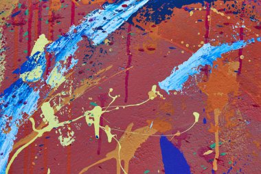 Çok renkli canlı ve dokulu guaş arka plan. 