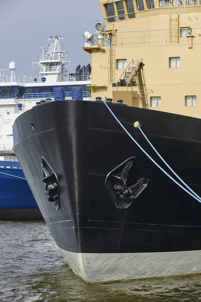 Eisbrecher-Schiffe im Hafen von Helsinki. finnische arktische See — Stockfoto