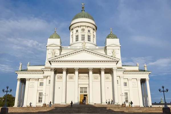 Лютеранский собор Хельсинки. Туокиркко. Центр города. Финляндия — стоковое фото