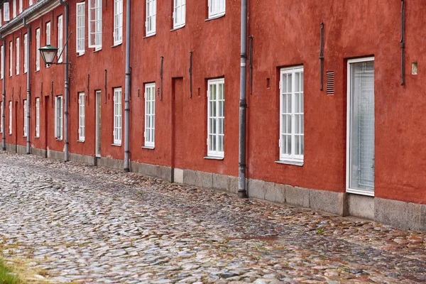Copenhaguen traditionellen antiken Gebäude Fassade. Kastellet-Festung — Stockfoto