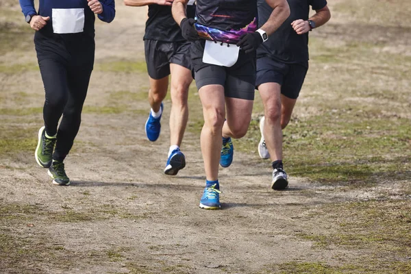 Veldlopers Een Race Actieve Gezonde Levensstijl Buitenshuis — Stockfoto