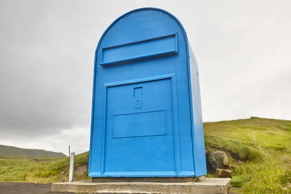 Huge Mailbox Sandoy Island Faroe Islands Tourism Highlight — Stock Photo, Image